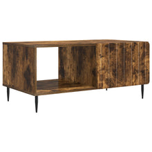 Salontafel Gerookt eiken 90 x 50 x 40 cm Bewerkt hout