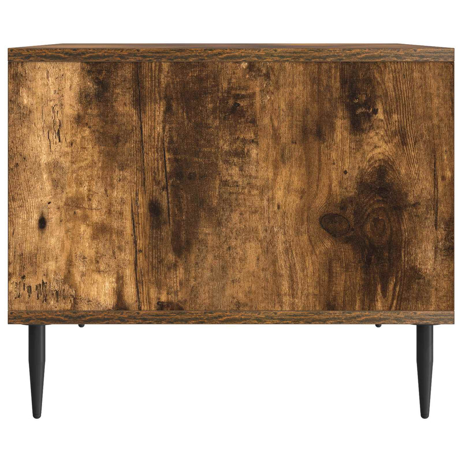 Salontafel Gerookt eiken 90 x 50 x 40 cm Bewerkt hout