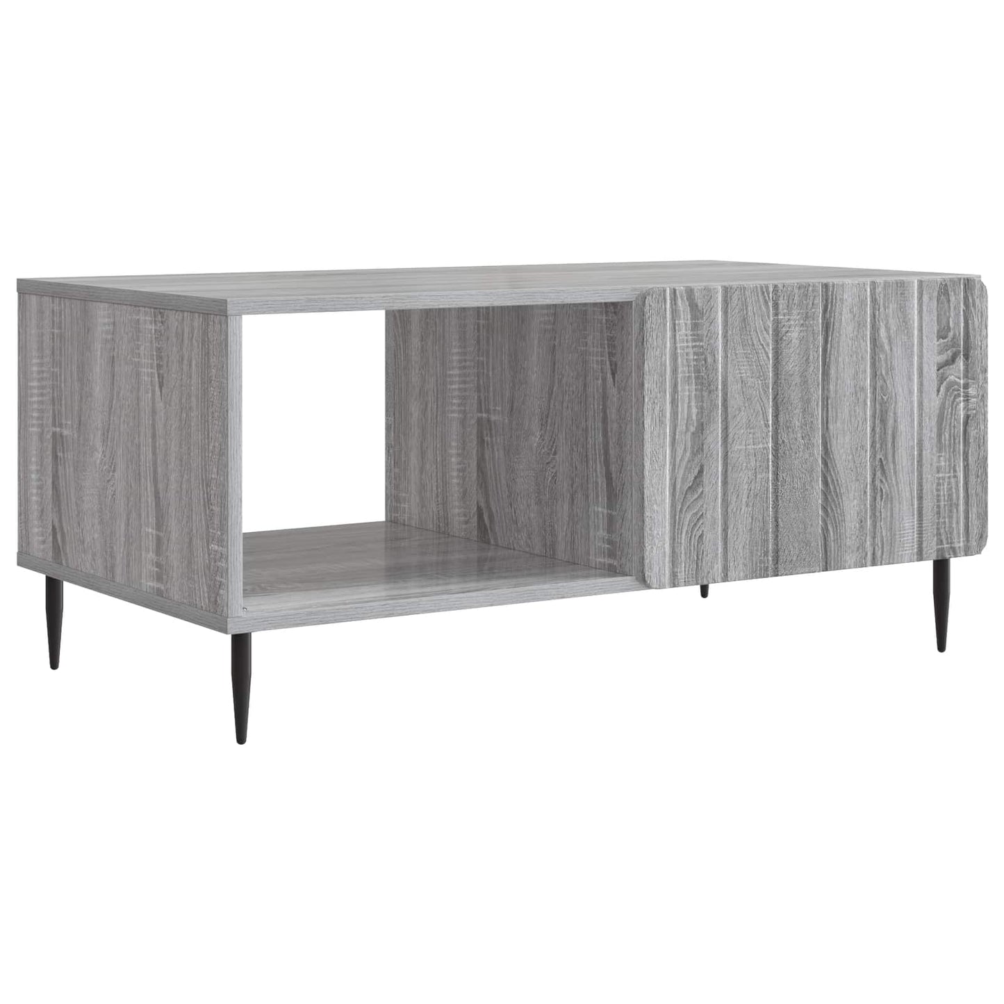 Salontafel Grijs Sonoma 90 x 50 x 40 cm Bewerkt hout