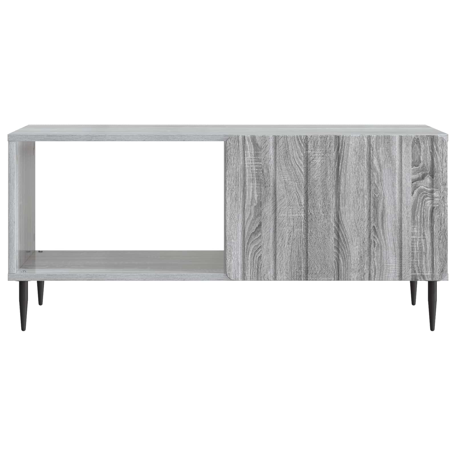 Salontafel Grijs Sonoma 90 x 50 x 40 cm Bewerkt hout