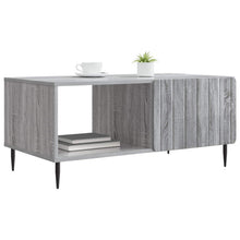 Salontafel Grijs Sonoma 90 x 50 x 40 cm Bewerkt hout