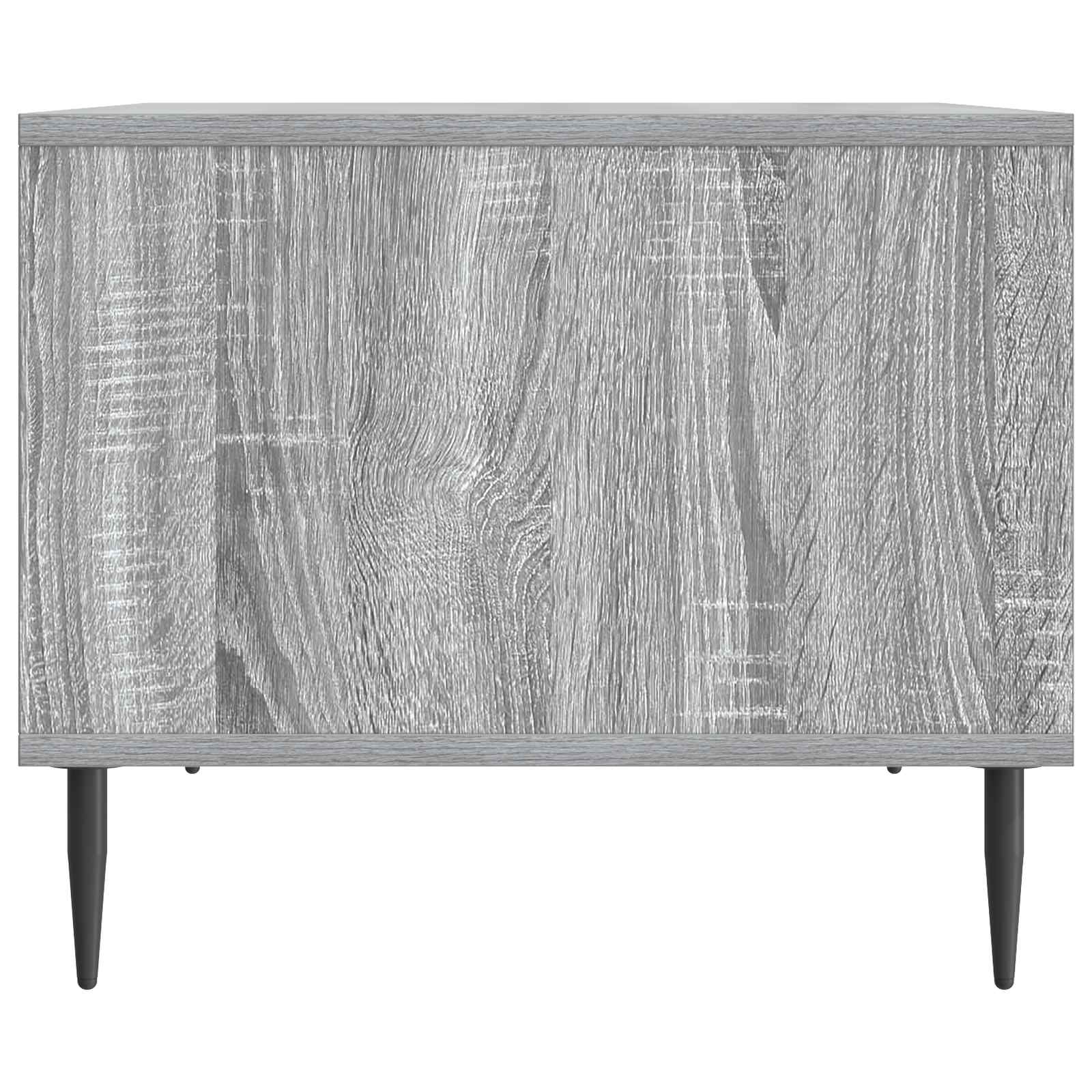 Salontafel Grijs Sonoma 90 x 50 x 40 cm Bewerkt hout