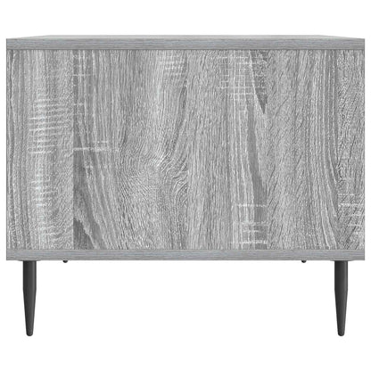 Salontafel Grijs Sonoma 90 x 50 x 40 cm Bewerkt hout