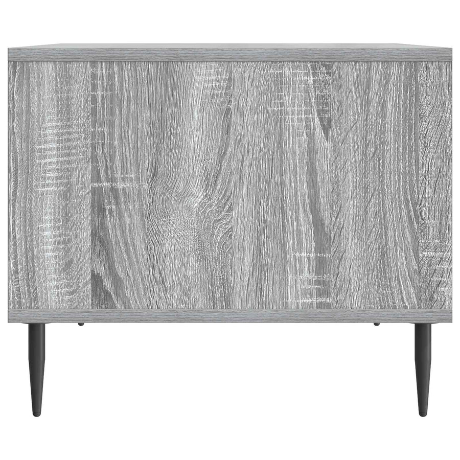 Salontafel Grijs Sonoma 90 x 50 x 40 cm Bewerkt hout