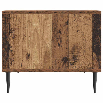 Salontafel Oud hout 90 x 50 x 40 cm Bewerkt hout