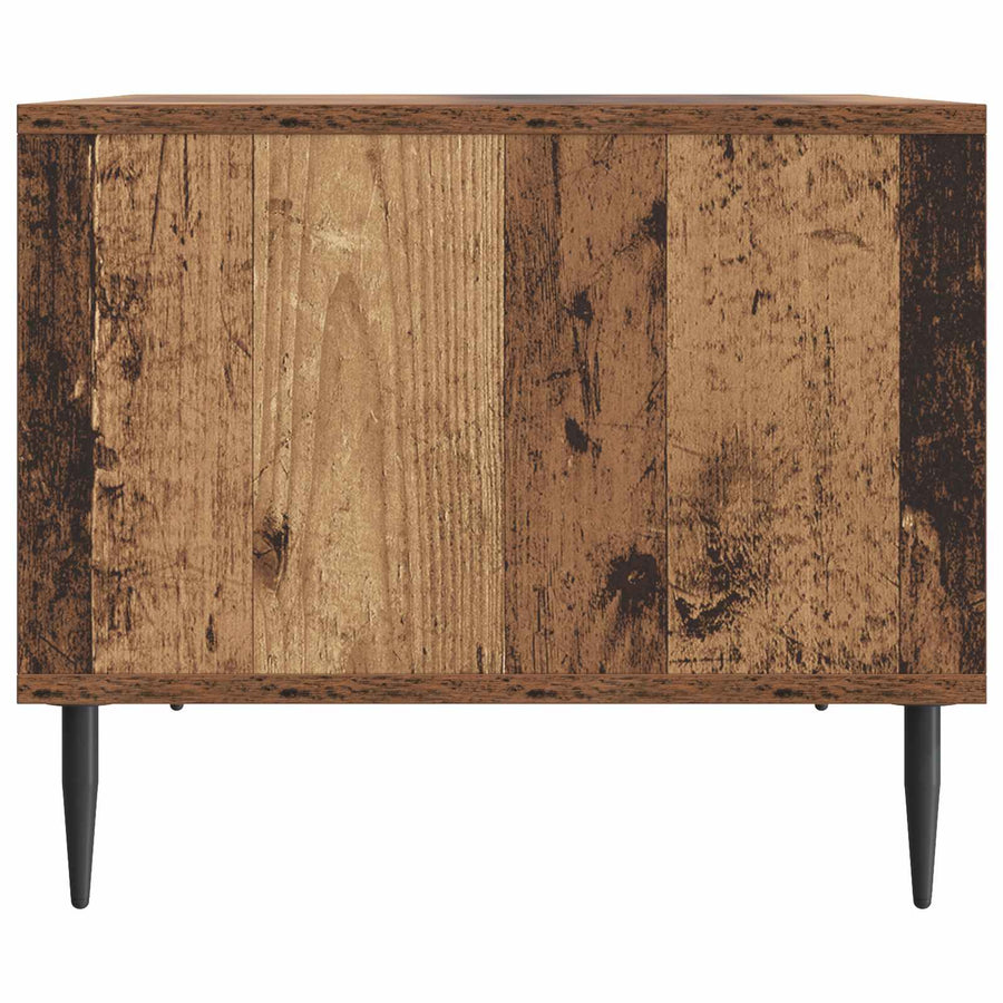 Salontafel Oud hout 90 x 50 x 40 cm Bewerkt hout