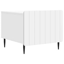 Salontafel met lade Wit 49 x 50 x 42 cm Bewerkt hout