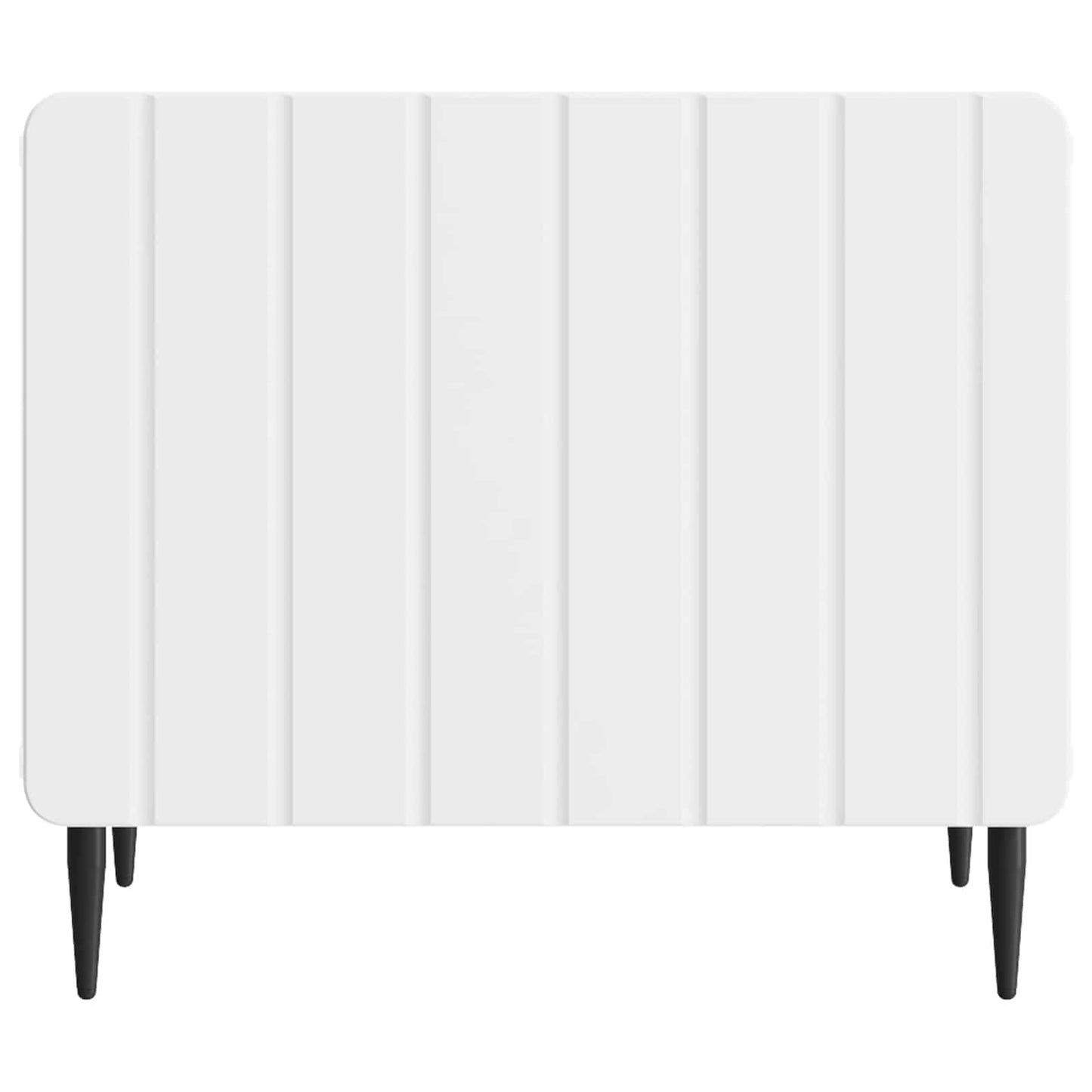 Salontafel met lade Wit 49 x 50 x 42 cm Bewerkt hout