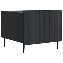 Salontafel met lade Zwart 49 x 50 x 42 cm Bewerkt hout