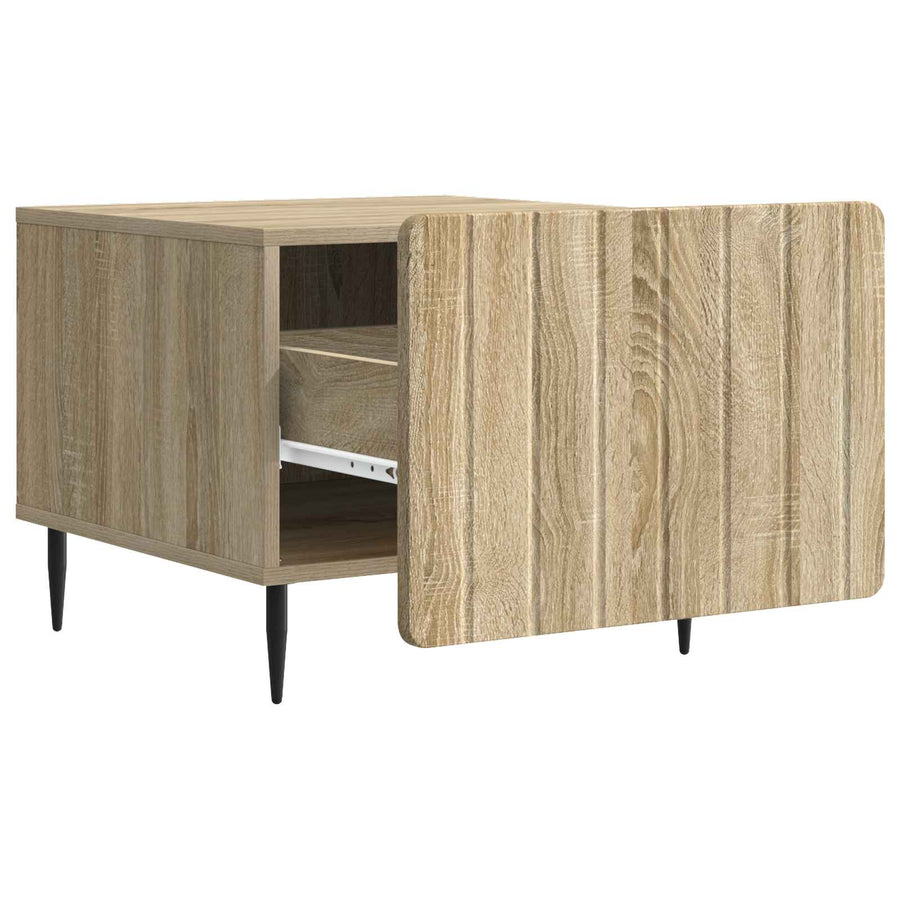 Salontafel met lade Sonoma Eiken 49 x 50 x 42 cm Bewerkt hout