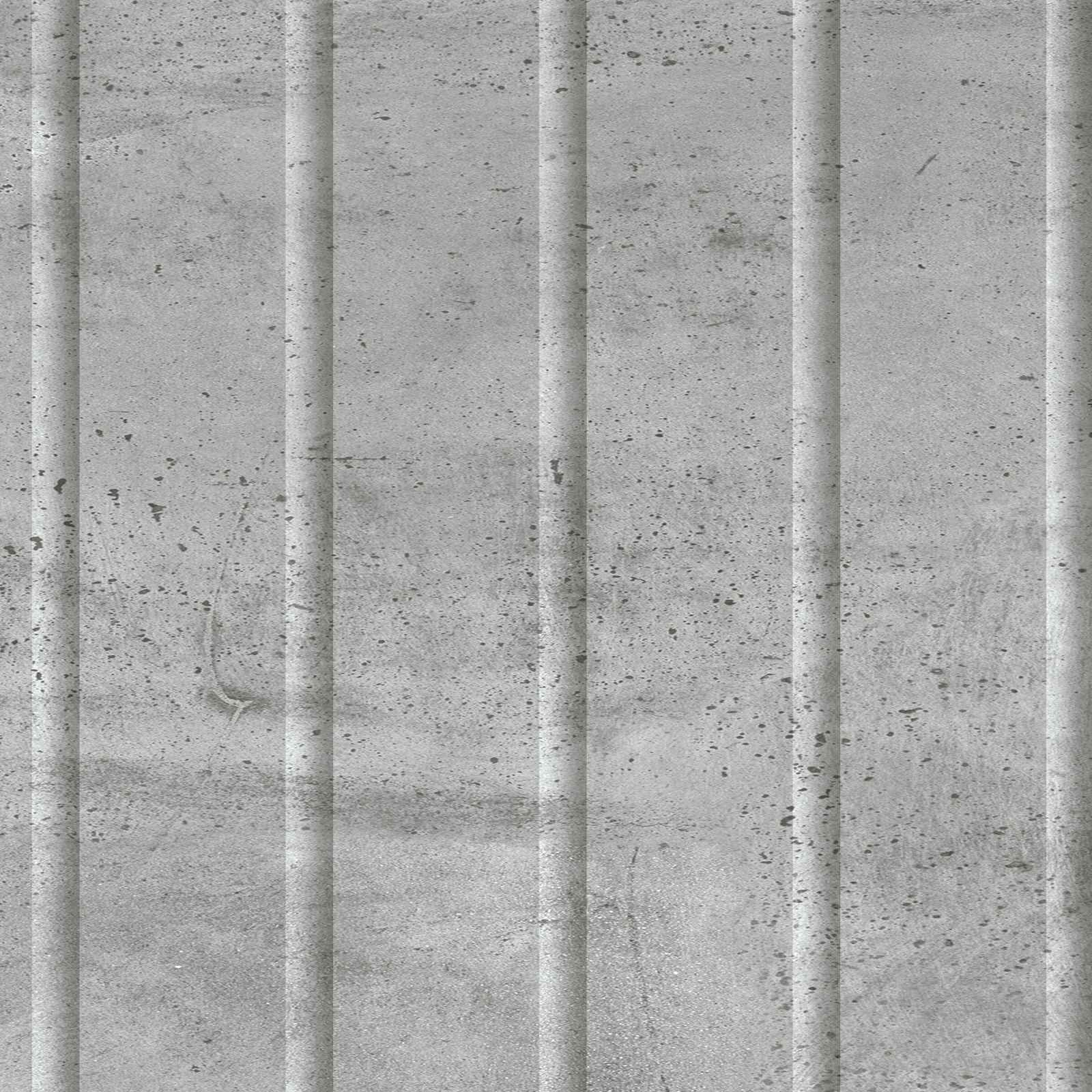 Salontafel met lade Betongrijs 49 x 50 x 42 cm Bewerkt hout