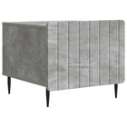 Salontafel betongrijs 49x50x42 cm bewerkt hout