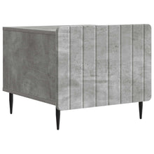 Salontafel met lade Betongrijs 49 x 50 x 42 cm Bewerkt hout