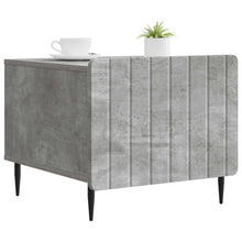 Salontafel met lade Betongrijs 49 x 50 x 42 cm Bewerkt hout