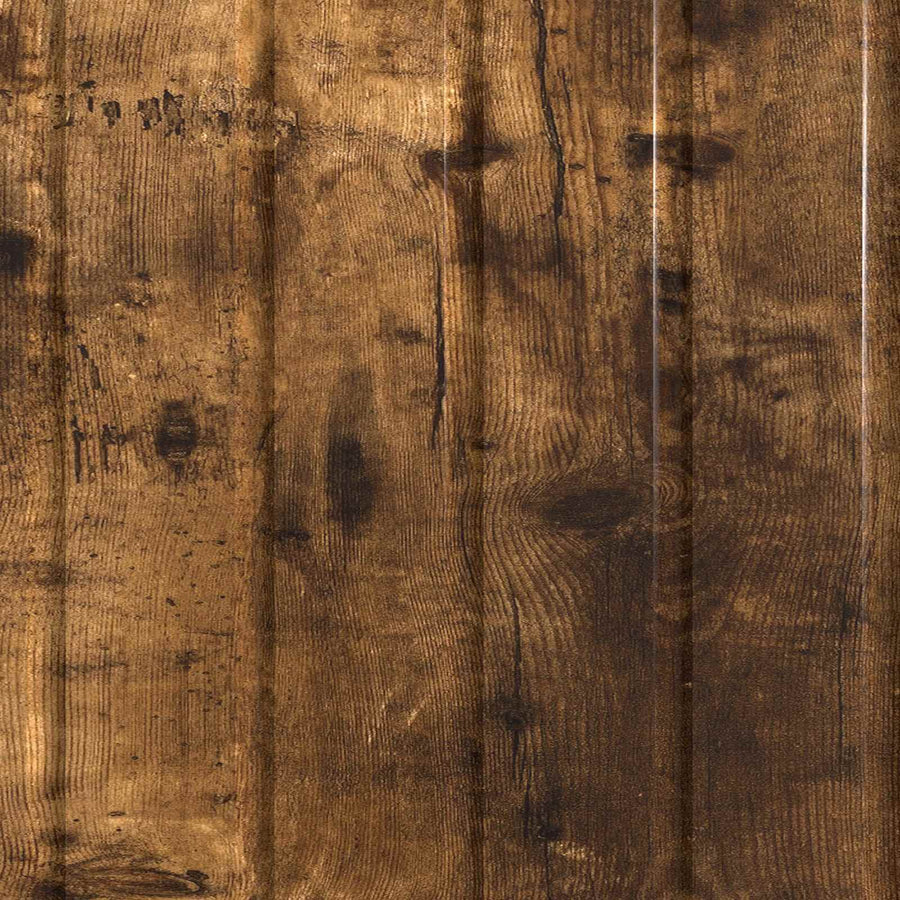 Salontafel met lade Gerookt eiken 49 x 50 x 42 cm Bewerkt hout