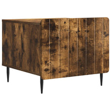 Salontafel met lade Gerookt eiken 49 x 50 x 42 cm Bewerkt hout