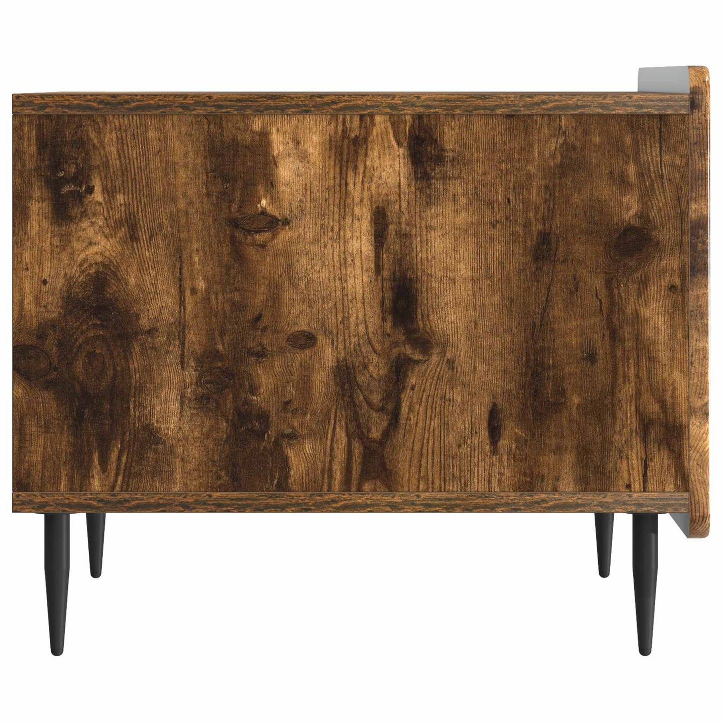 Salontafel met lade Gerookt eiken 49 x 50 x 42 cm Bewerkt hout