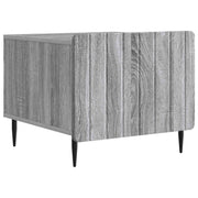Salontafel 49x50x42 cm grijs sonoma met lade