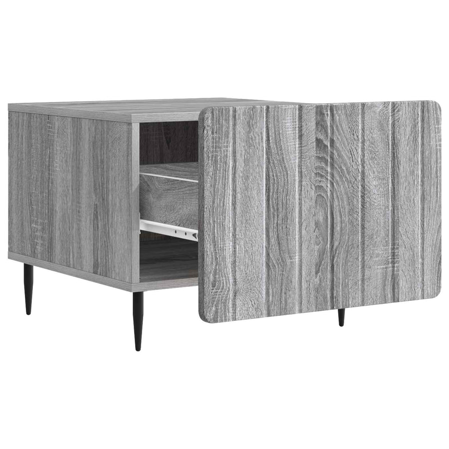 Salontafel met lade Grijs sonoma 49 x 50 x 42 cm Bewerkt hout