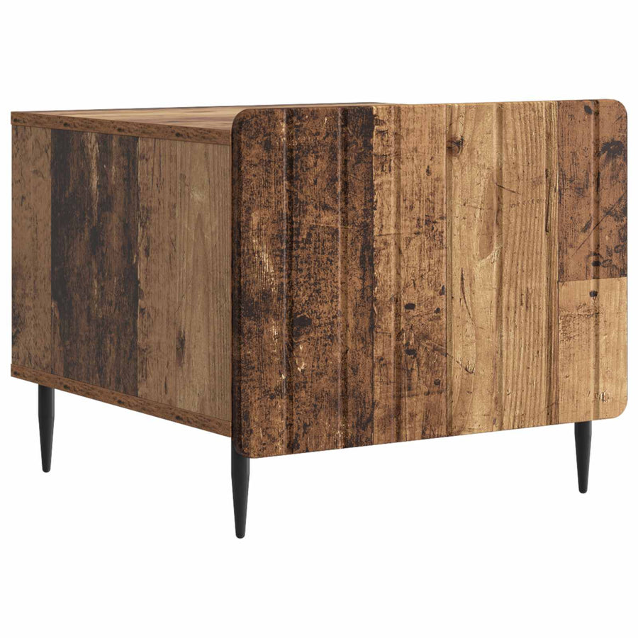 Salontafel met lade Oud hout 49 x 50 x 42 cm Bewerkt hout