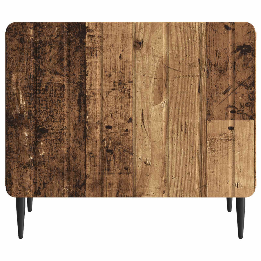 Salontafel met lade Oud hout 49 x 50 x 42 cm Bewerkt hout