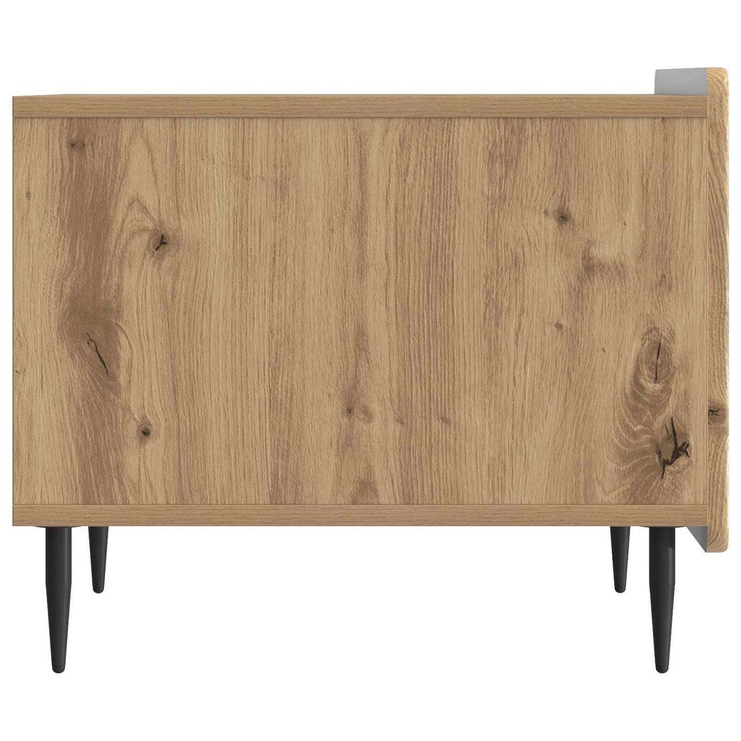 Salontafel Artisanaal eiken 49 x 50 x 42 cm Bewerkt hout