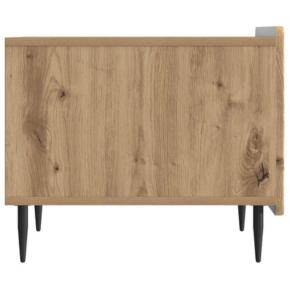 Salontafel Artisanaal eiken 49 x 50 x 42 cm Bewerkt hout