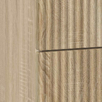 Nachtkastje Sonoma Eiken 43 x 34,5 x 48 cm Bewerkt hout
