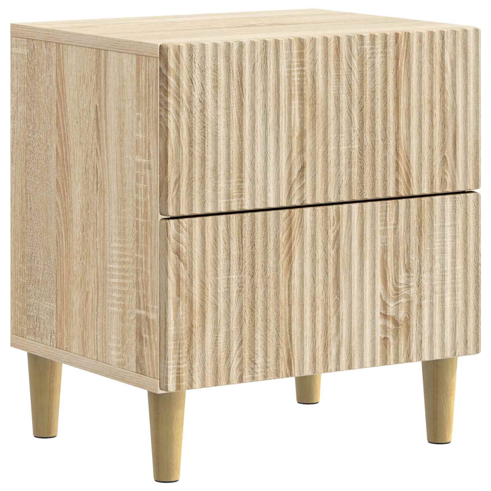 Nachtkastje Sonoma Eiken 43 x 34,5 x 48 cm Bewerkt hout