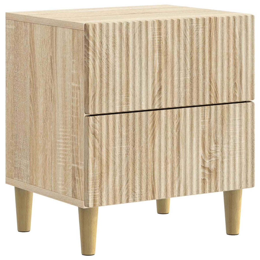 Nachtkastje Sonoma Eiken 43 x 34,5 x 48 cm Bewerkt hout