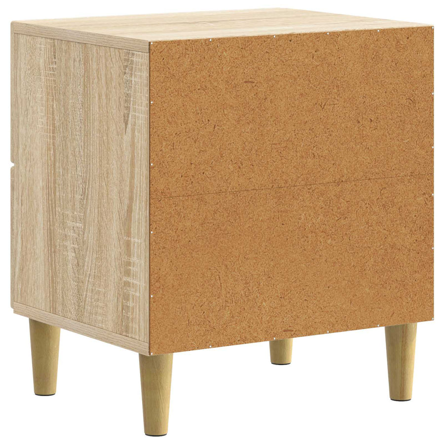 Nachtkastje Sonoma Eiken 43 x 34,5 x 48 cm Bewerkt hout