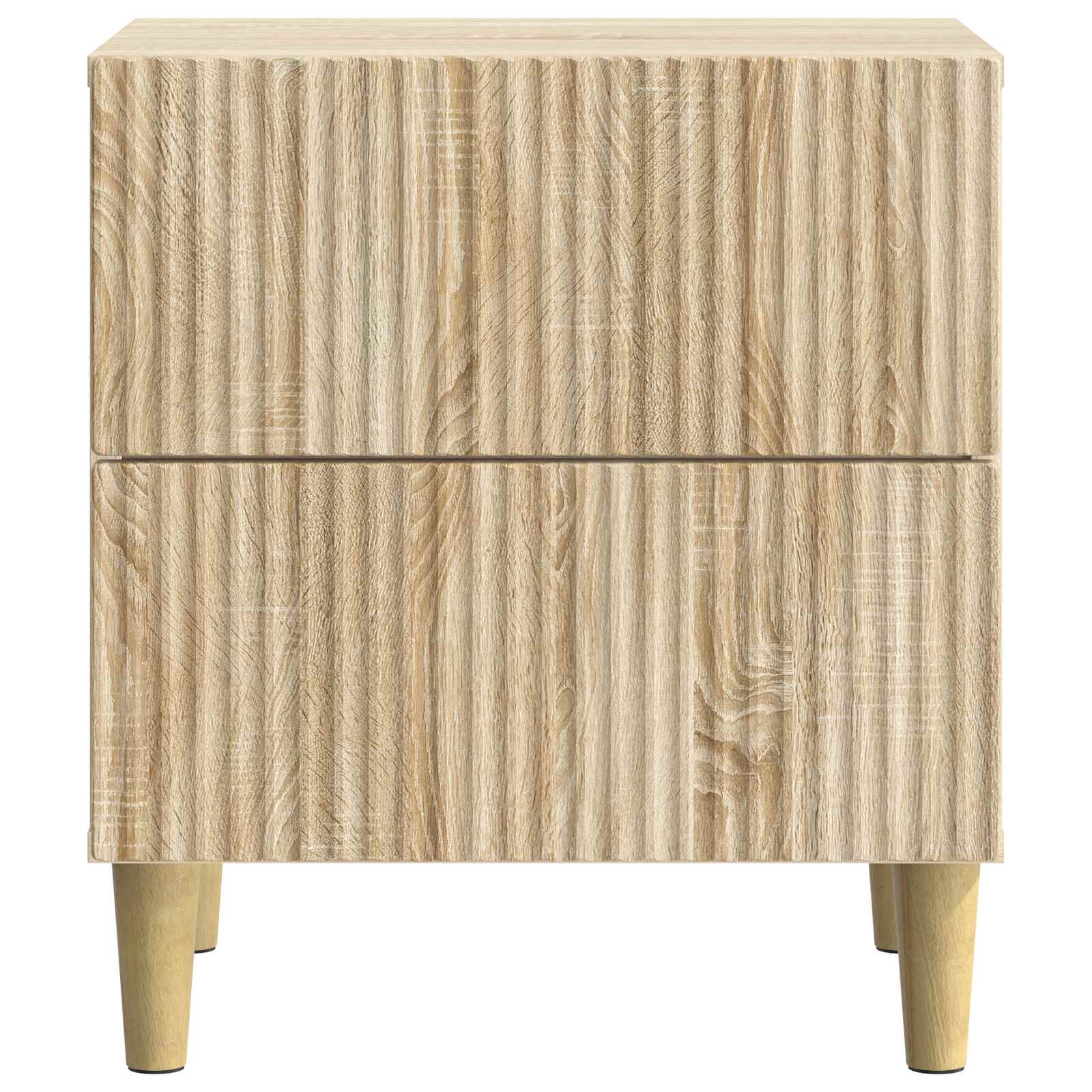 Nachtkastje Sonoma Eiken 43 x 34,5 x 48 cm Bewerkt hout