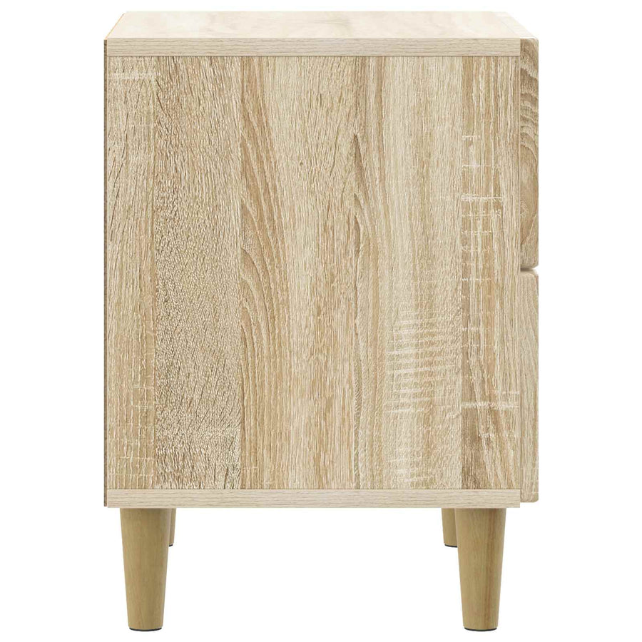 Nachtkastje Sonoma Eiken 43 x 34,5 x 48 cm Bewerkt hout