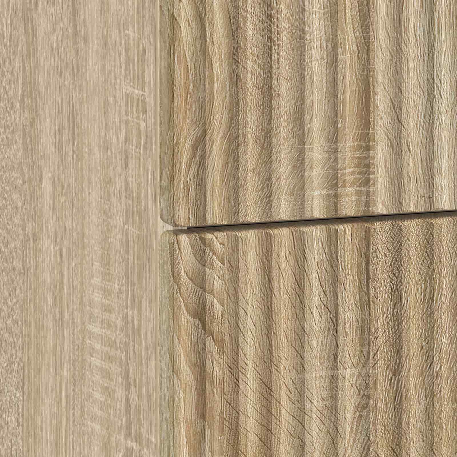 Nachtkastje 2 pcs Sonoma Eiken 43 x 34,5 x 48 cm Bewerkt hout