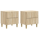 Nachtkastje 2 stuks Sonoma eiken 43x34,5x48 cm