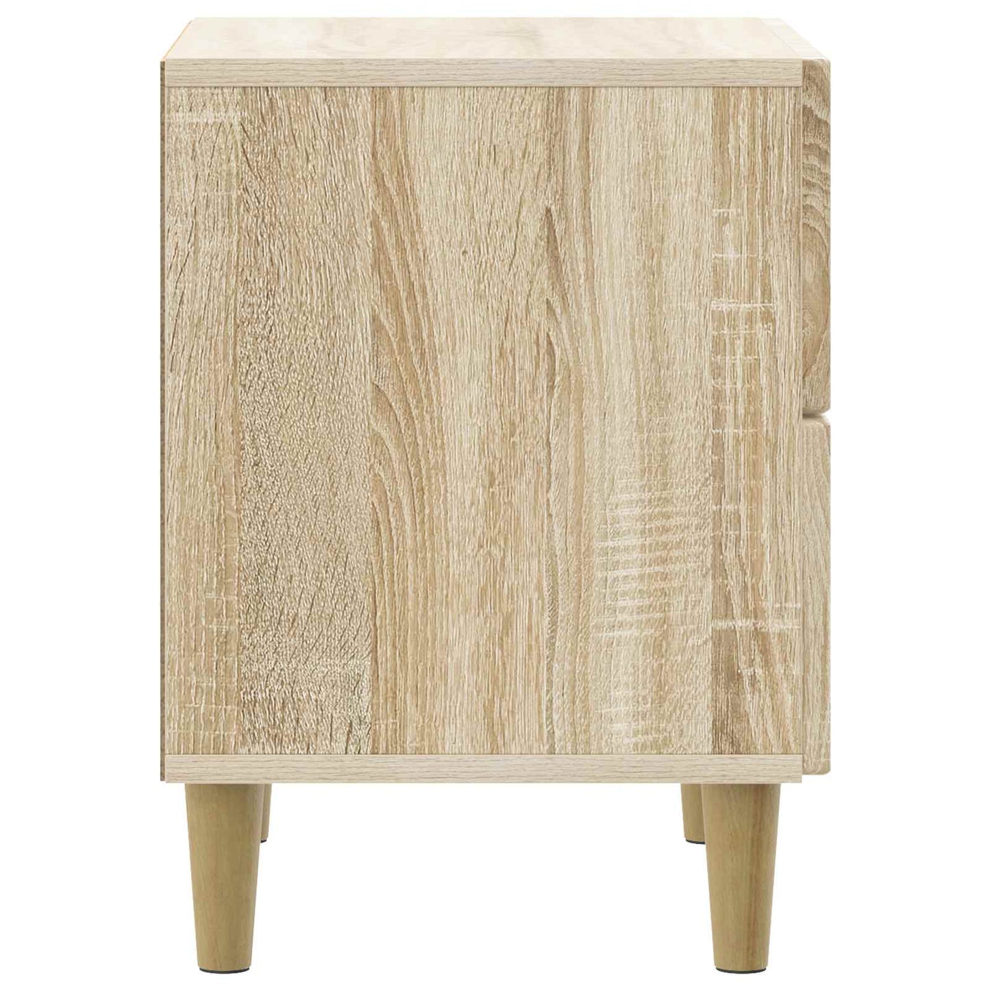 Nachtkastje 2 pcs Sonoma Eiken 43 x 34,5 x 48 cm Bewerkt hout