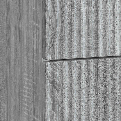 Nachtkastje Grijs sonoma 43 x 34,5 x 48 cm Bewerkt hout