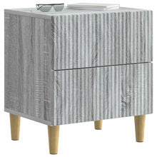 Nachtkastje Grijs sonoma 43 x 34,5 x 48 cm Bewerkt hout