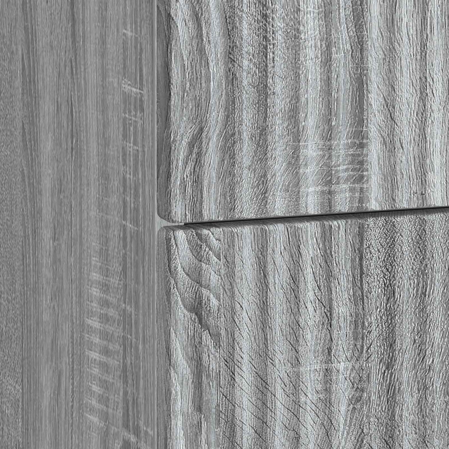 Nachtkastje 2 pcs Grijs sonoma 43 x 34,5 x 48 cm Bewerkt hout