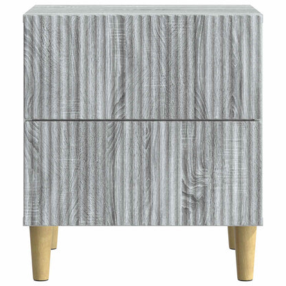 Nachtkastje 2 pcs Grijs sonoma 43 x 34,5 x 48 cm Bewerkt hout