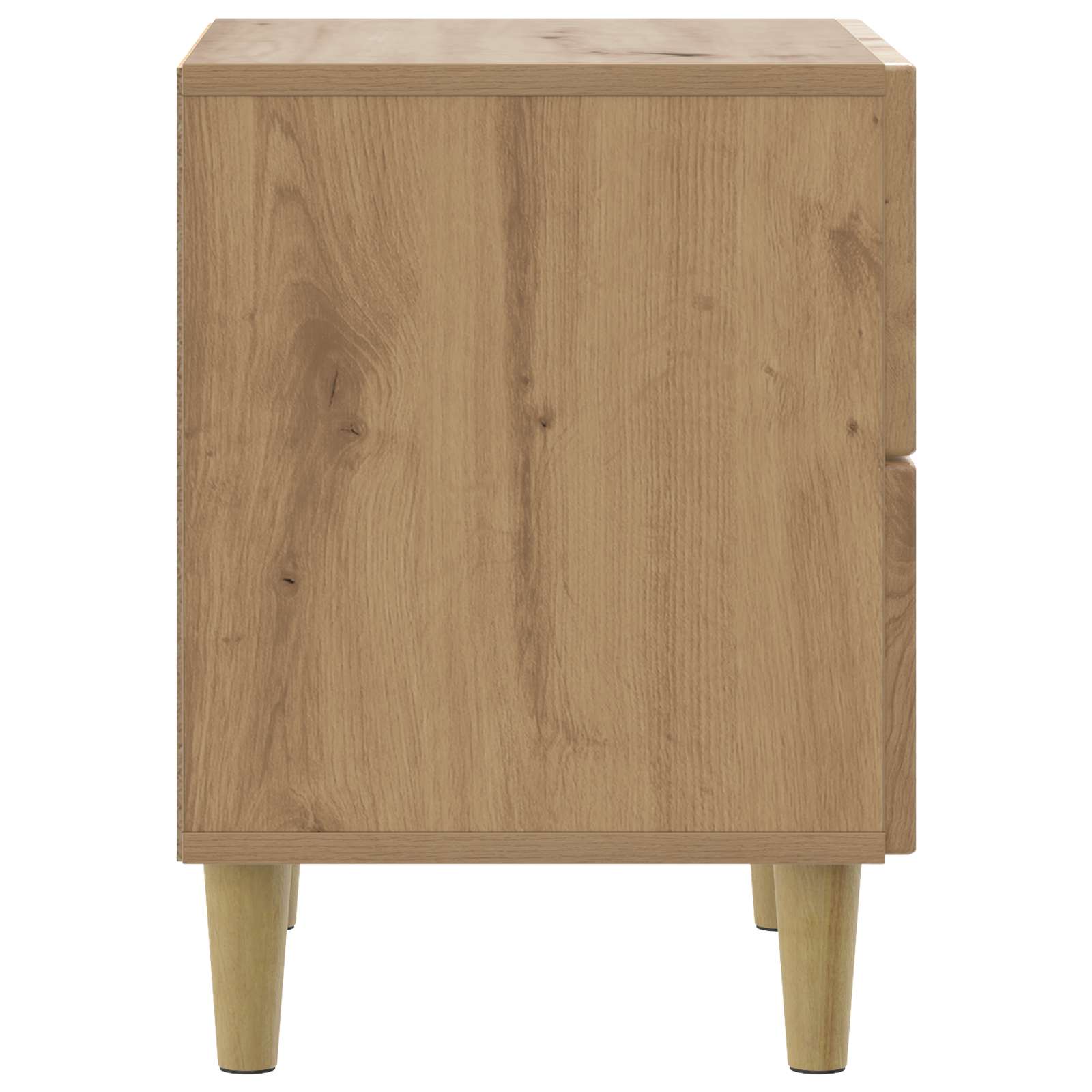 Nachtkastje met lade 2 pcs Artisanaal eiken 43 x 34,5 x 48 cm