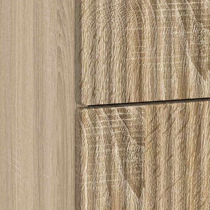 Nachtkastje Sonoma Eiken 62 x 34,5 x 48 cm Bewerkt hout