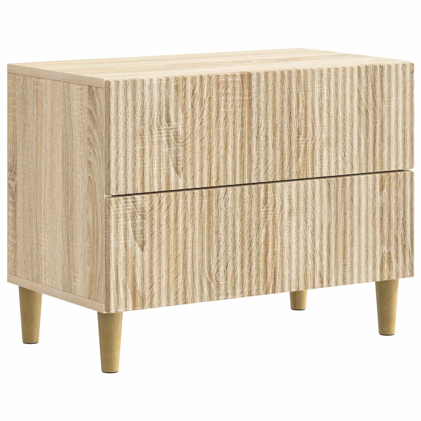 Nachtkastje Sonoma Eiken 62 x 34,5 x 48 cm Bewerkt hout