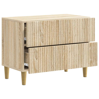Nachtkastje Sonoma Eiken 62 x 34,5 x 48 cm Bewerkt hout
