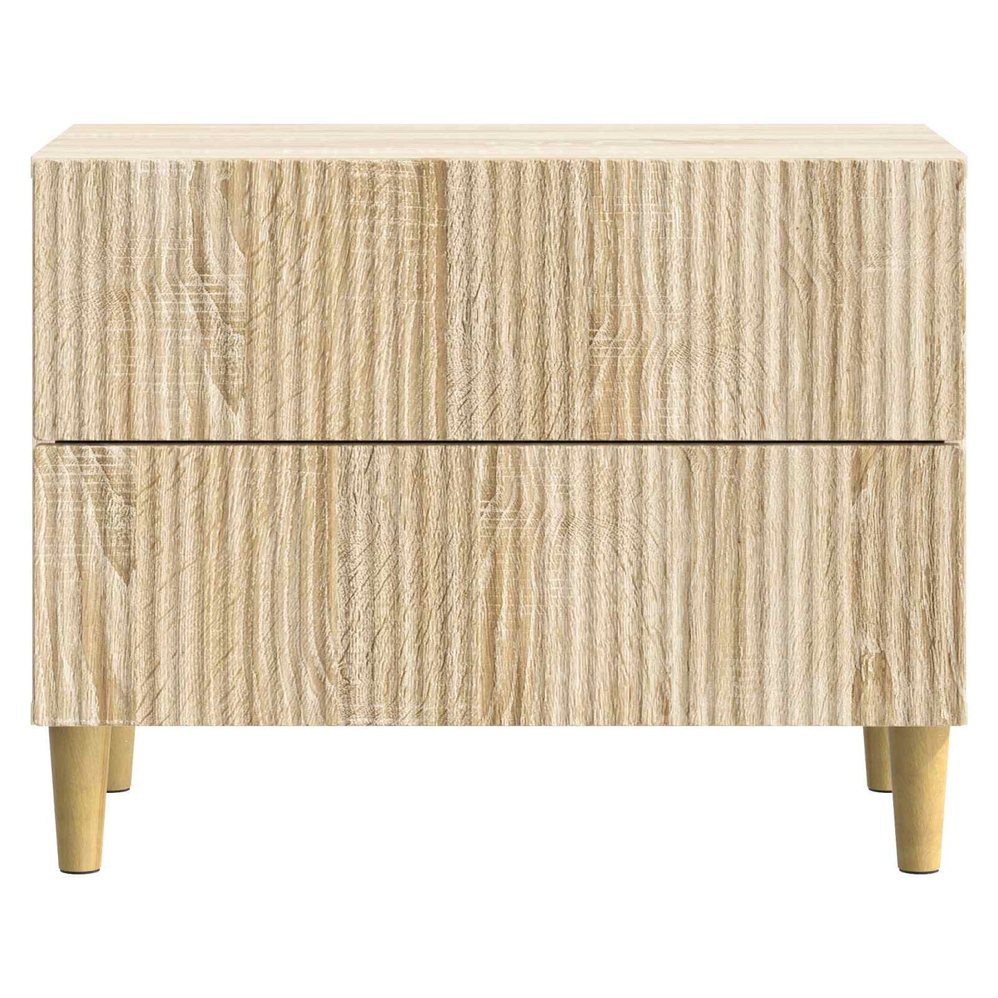 Nachtkastje Sonoma Eiken 62 x 34,5 x 48 cm Bewerkt hout
