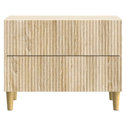 Nachtkastje Sonoma Eiken 62 x 34,5 x 48 cm Bewerkt hout