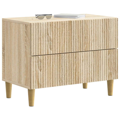 Nachtkastje Sonoma Eiken 62 x 34,5 x 48 cm Bewerkt hout