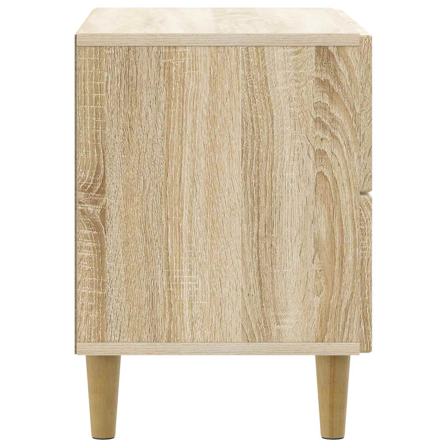 Nachtkastje Sonoma Eiken 62 x 34,5 x 48 cm Bewerkt hout