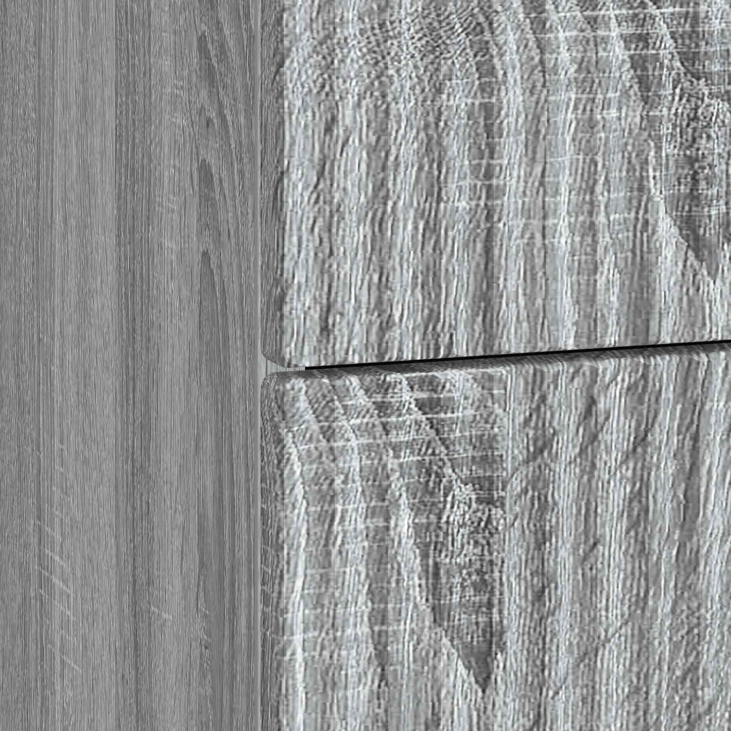 Nachtkastje Grijs sonoma 62 x 34,5 x 48 cm Bewerkt hout