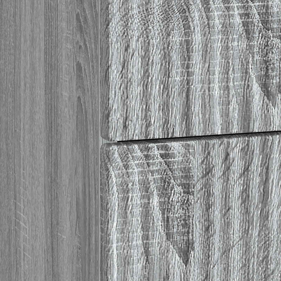 Nachtkastje Grijs sonoma 62 x 34,5 x 48 cm Bewerkt hout